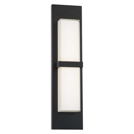 WAC Lighting Bandeau 22" Tall LED Outdoor Wall Sconce Set to 3000K Black