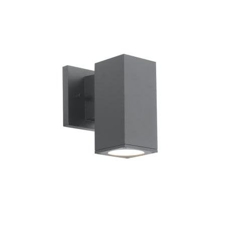 WAC Lighting Cubix 2 Light 7" Tall LED Outdoor Wall Sconce Black