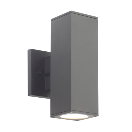 WAC Lighting Cubix 2 Light 9" Tall LED Outdoor Wall Sconce Black
