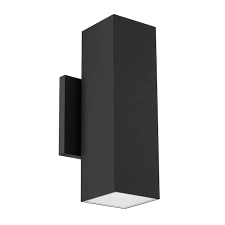 WAC Lighting Cubix 2 Light 10" Tall LED Outdoor Wall Sconce Black