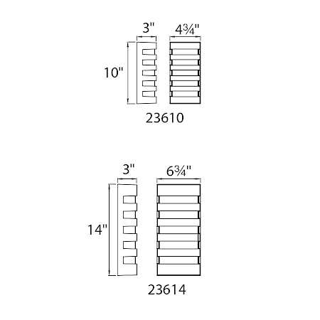 WAC Lighting-WS-W23610-Line Drawing