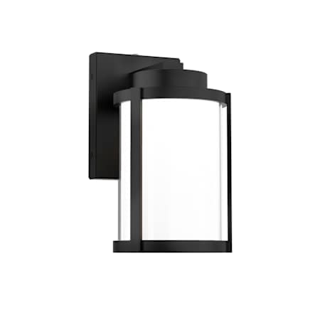 WAC Lighting Lantern 10" Tall LED Outdoor Wall Sconce Black