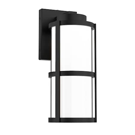 WAC Lighting Lantern 14" Tall LED Outdoor Wall Sconce Black