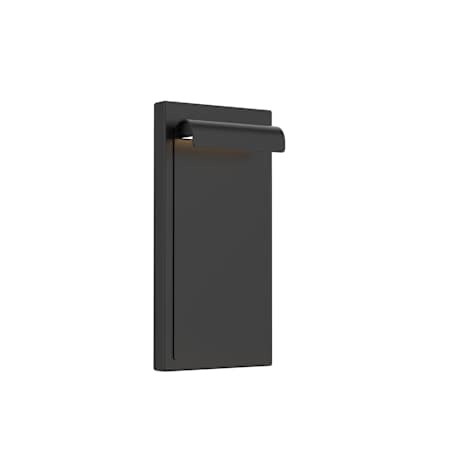 WAC Lighting Cap 12" Tall LED Outdoor Wall Sconce Black