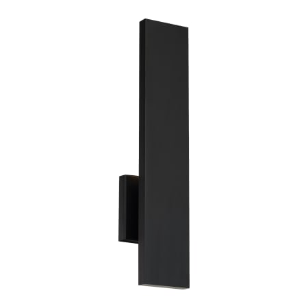 WAC Lighting Stag 18" Tall LED Outdoor Wall Sconce Set to 3500K Black