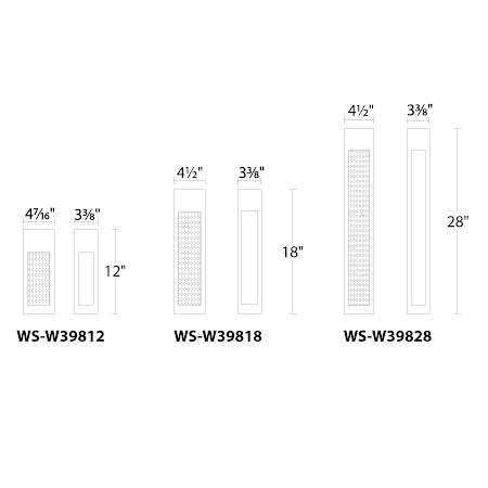 WAC Lighting-WS-W39828-Line Drawing