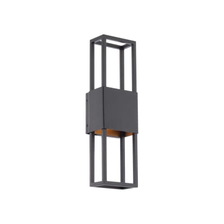 WAC Lighting Nightvision 16" Tall LED Outdoor Wall Sconce Black / Gold