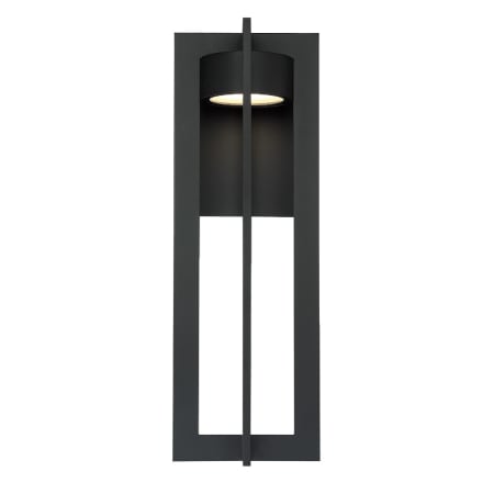 WAC Lighting Chamber 25" Tall LED Outdoor Wall Sconce Black