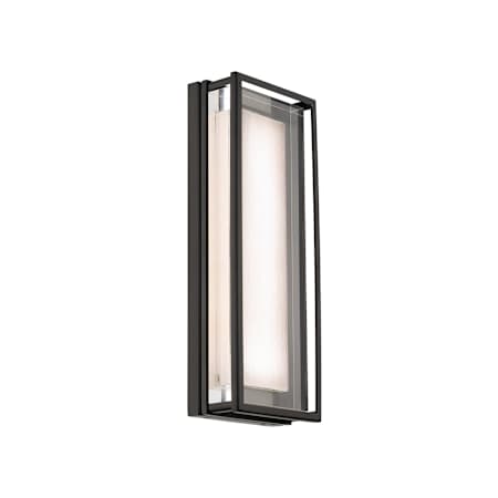 WAC Lighting Beech 16" Tall LED Outdoor Wall Sconce Black