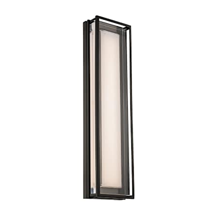 WAC Lighting Beech 24" Tall LED Outdoor Wall Sconce Black