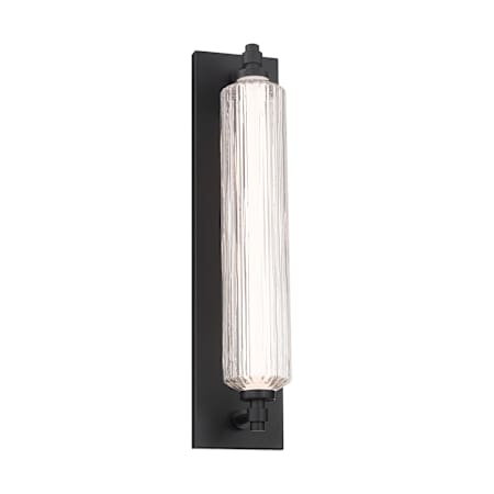 WAC Lighting Portos 25" Tall Outdoor Wall Sconce Black