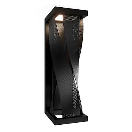 WAC Lighting Brocade 26" Tall Outdoor Wall Sconce Black