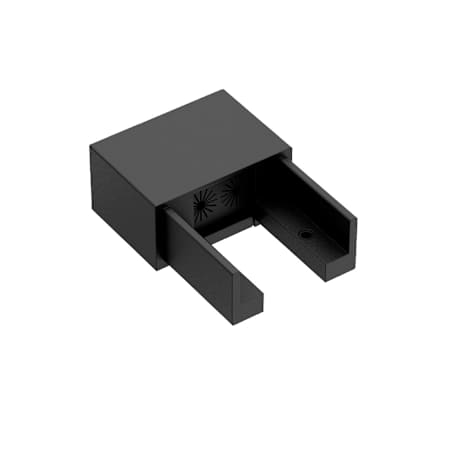 WAC Lighting X Track Outdoor Track End Cap Black