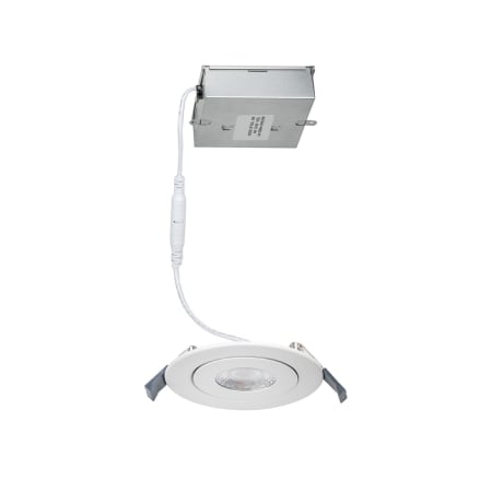 WAC Lighting Lotos LED Canless Recessed Fixture with 4" Wafer Trims - Airtight White