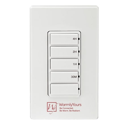 WarmlyYours Hardwired 4-Setting Countdown Timer for Radiant Panels and Towel Warmers White