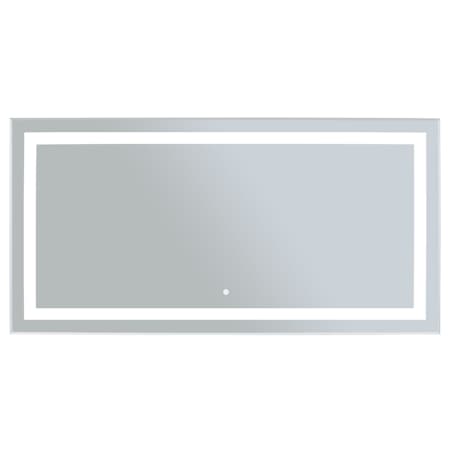 WarmlyYours 48" x 24" Rectangle Audrey LED Backlit Mirror 
 Glass