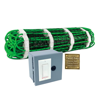 WarmlyYours WarmlyYours Embedded Electric Snow Melting Kit with 2’ x 15’ Heating Mat (120V) and WiFi Control Green