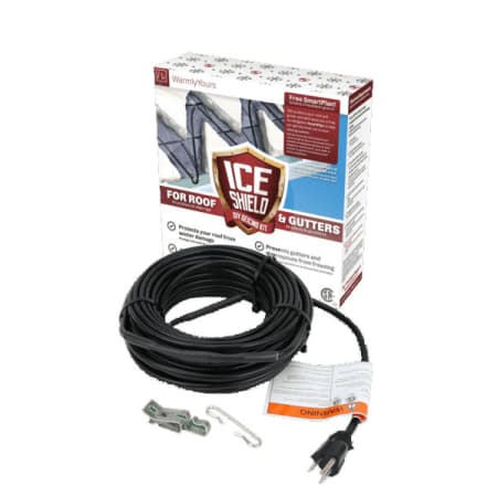 WarmlyYours 120V 60 Foot Long Plug-In Roof and Gutter Deicing Kit N/A