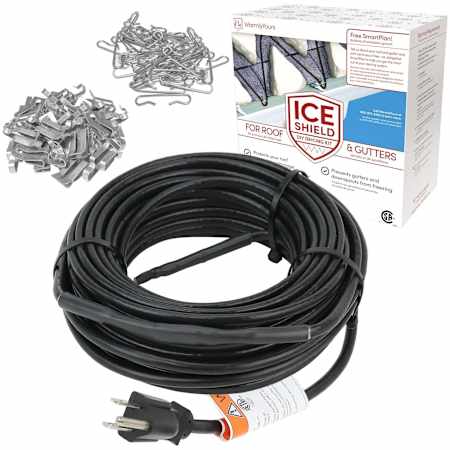 WarmlyYours 120V 200 Foot Long Plug-In Roof and Gutter Deicing Kit N/A
