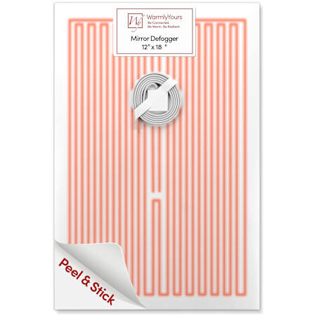 WarmlyYours ClearlyYou Bathroom Mirror Defogger - 12" x 18" N/A