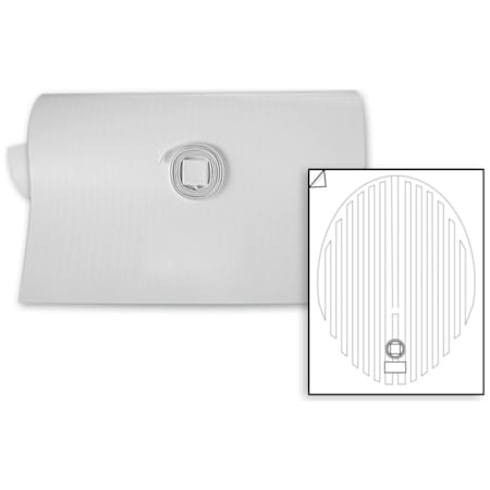 WarmlyYours ClearlyYou Bathroom Mirror Defogger for Oval Mirrors, 18" x 26" N/A