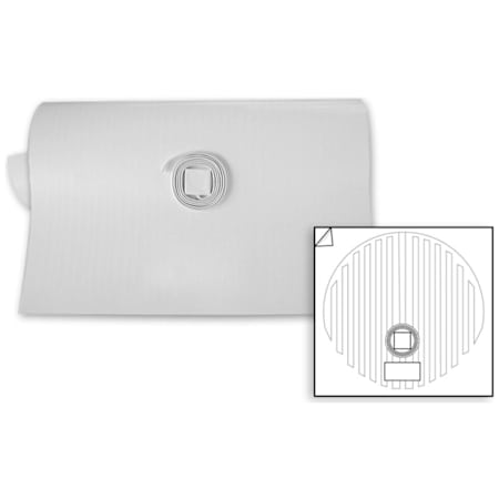 WarmlyYours ClearlyYou Round Bathroom Mirror Defogger - 25" Diameter N/A