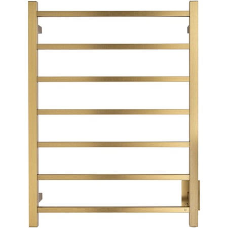 WarmlyYours Tahoe 24" x 32""H  Electric Hardwired Stainless Steel 7 Bar Towel Warmer Brushed Gold