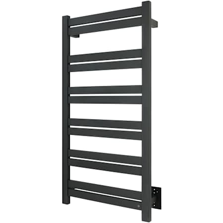 WarmlyYours Grande 20-1/2"W x 41"H  Electric Hardwired Stainless Steel Towel Warmer Black