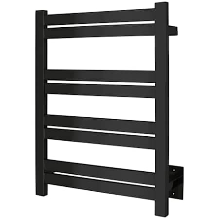 WarmlyYours Maple 20-3/8" W x 27-1/2" H Hardwired Brass Towel Warmer Matte Black