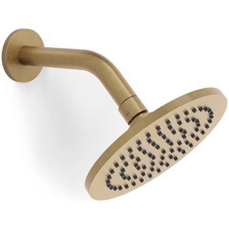 Watermark Elements 1.75 GPM Single Function Shower Head with Arm and Flange Aged Brass