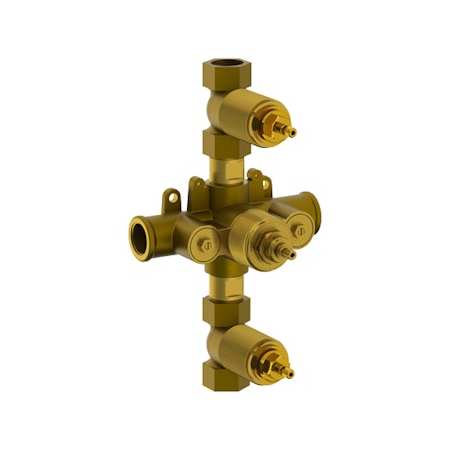 Watermark 3/4" Thermostatic Valve with Two Controls and Integral Stops N/A