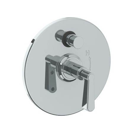 Watermark Wall Mounted Pressure Balance Shower Trim with Diverter 7" Diameter Polished Nickel