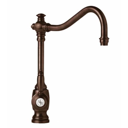 Waterstone Annapolis 1.75 GPM Single Hole Kitchen Faucet with Lever Handle Distressed American Bronze