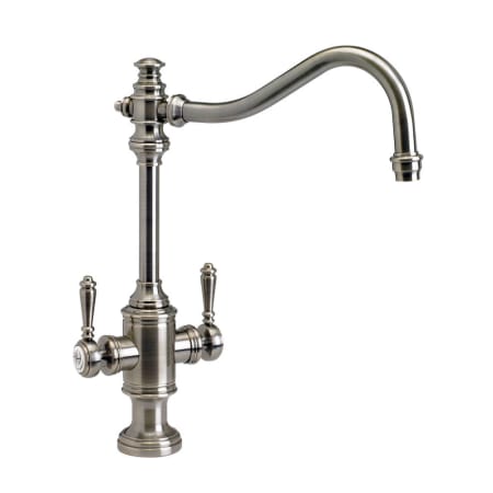 Waterstone Annapolis 1.75 GPM Single Hole Kitchen Faucet with Lever Handles Antique Pewter