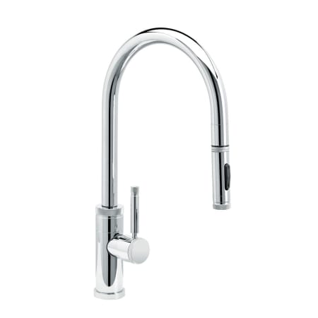 Waterstone Industrial 1.75 GPM Single Hole Toggle Pull Down Kitchen Faucet with Lever Handle Chrome