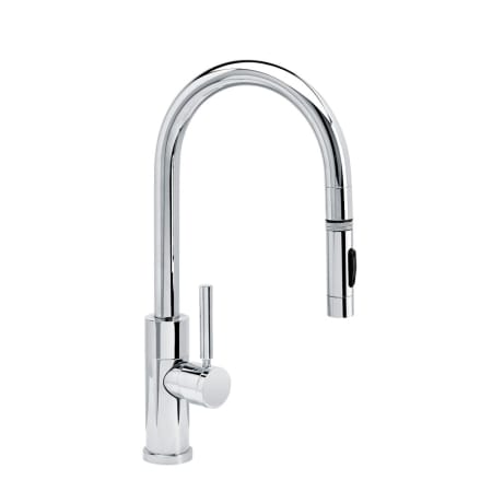 Waterstone Modern Prep Size PLP 1.75 GPM Single Hole Toggle Pull Down Kitchen Faucet with Lever Handle Chrome
