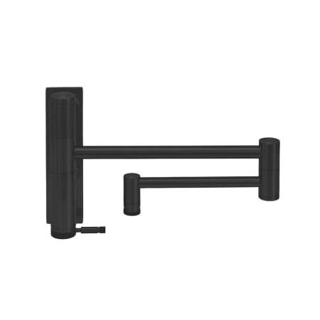 Waterstone Industrial 1.75 GPM Wall Mounted Single Handle Pot Filler Faucet Matte Black