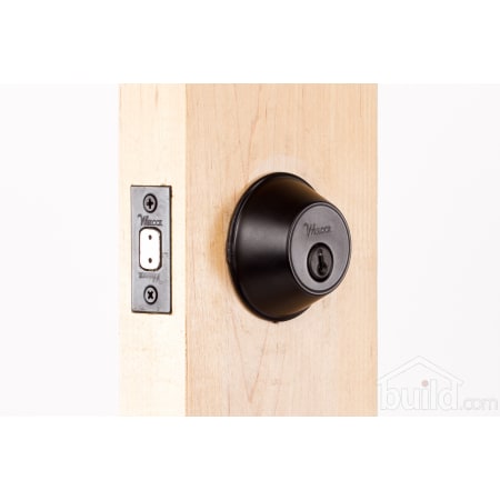 300 Series 371 Keyed Entry Deadbolt Outside Angle View