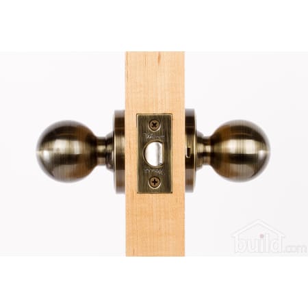 Barrington Series 401D Passage Knob Set Door Edge View