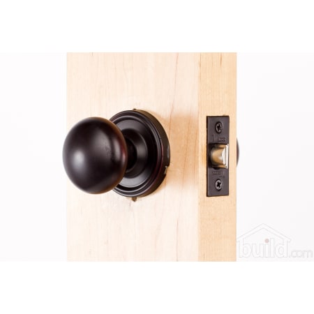 Impresa Series 640I Keyed Entry Knob Set Inside Angle View