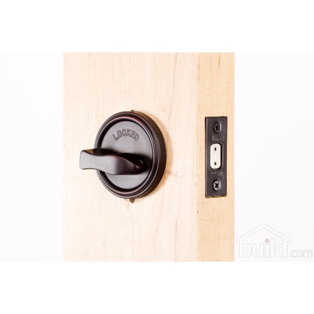 600 Series 671 Keyed Entry Deadbolt Inside Angle View