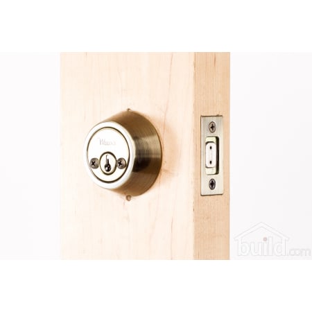 600 Series 672 Keyed Entry Deadbolt Outside Angle View