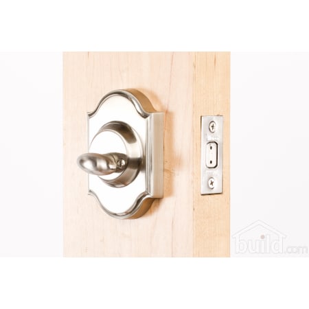 Premiere Series 1771 Keyed Entry Deadbolt Outside Angle View