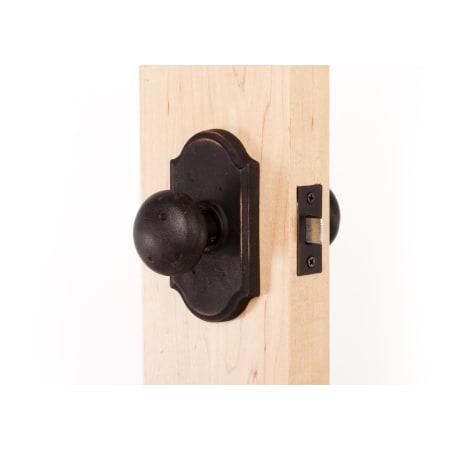 Wexford Series 7100F Passage Knob Set Inside Angle View