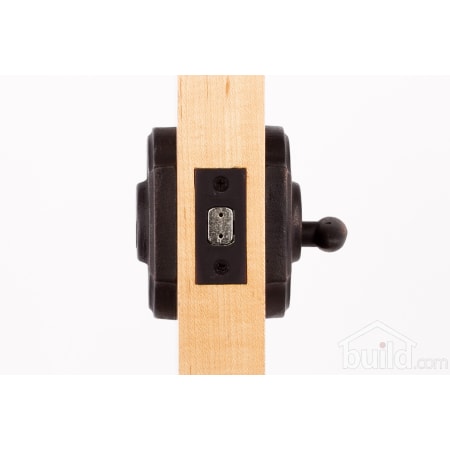 Premiere Series 7571 Keyed Entry Deadbolt Door Edge View