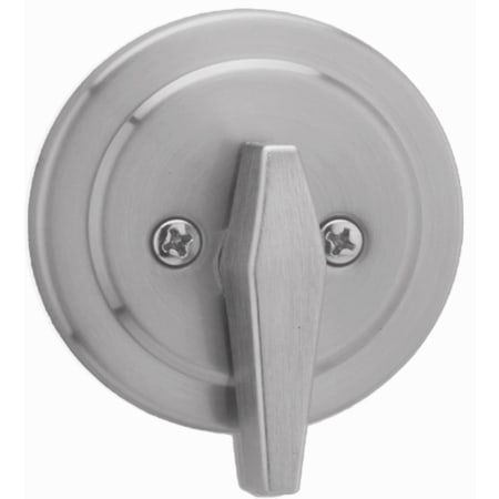 Weslock Solid Brass One Sided Interior Only Deadbolt Satin Nickel