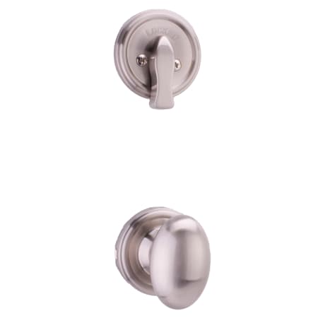 Weslock Single Cylinder Interior Pack Featuring a Julienne Knob from the Traditionale Collection Satin Nickel