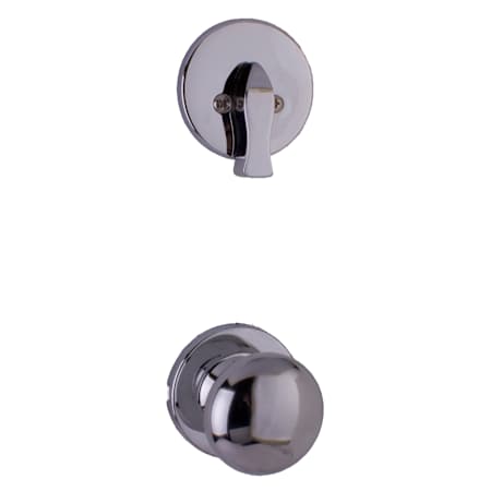 Weslock Moderne Dummy Handleset Interior Pack with Impresa Knob from the Traditionale Collection Chrome