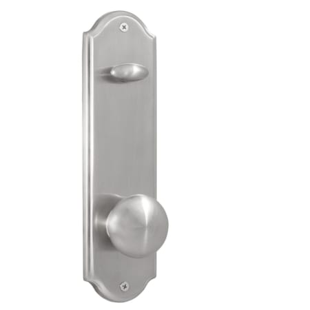 Weslock Single Cylinder Interior Pack Featuring an Impresa Knob from the Elegance Collection Satin Nickel