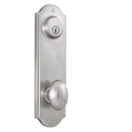 Weslock Double Cylinder Interior Pack Featuring a Julienne Knob from the Elegance Collection Satin Nickel